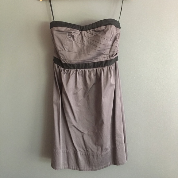 American Eagle Strapless Dress - Dark Gray - Picture 2 of 3